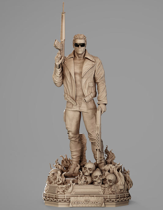 Terminator Arnold - Sculpture