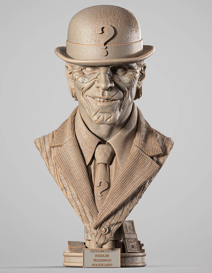 The Riddler - Portrait Bust