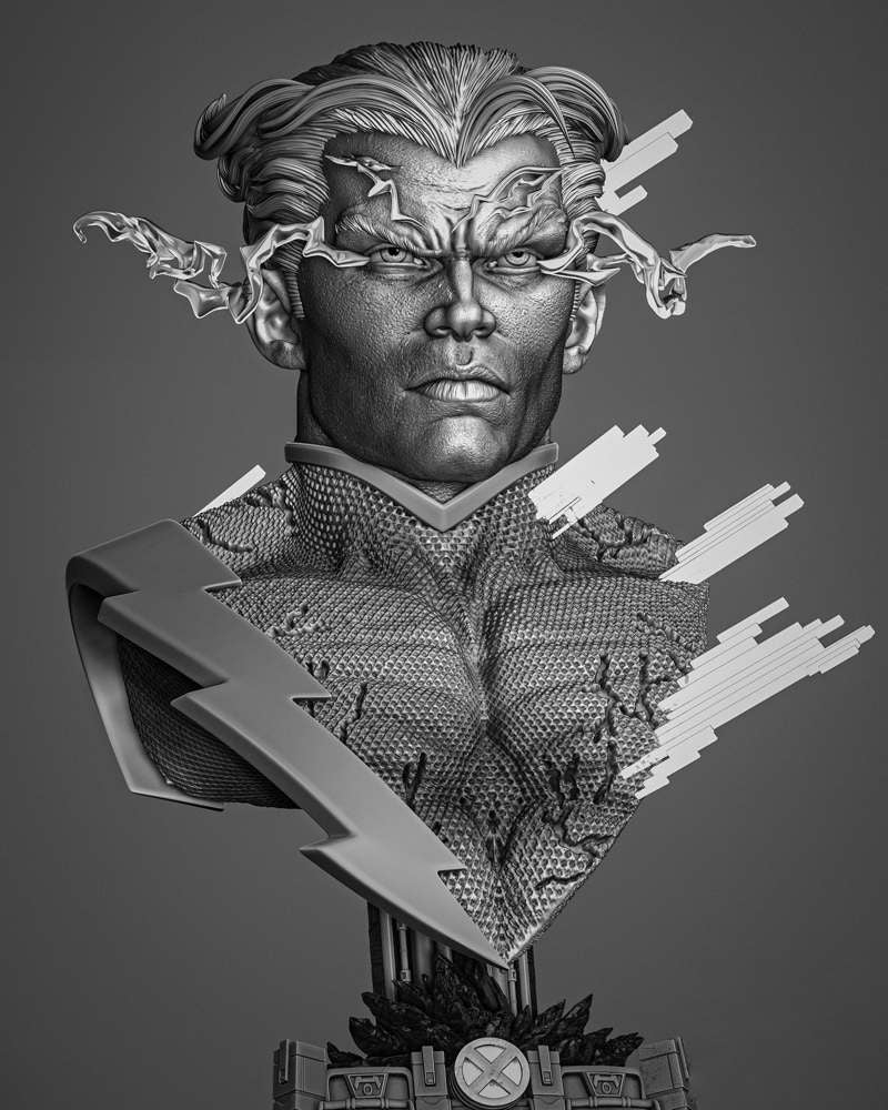 Quick Silver - Portrait Bust