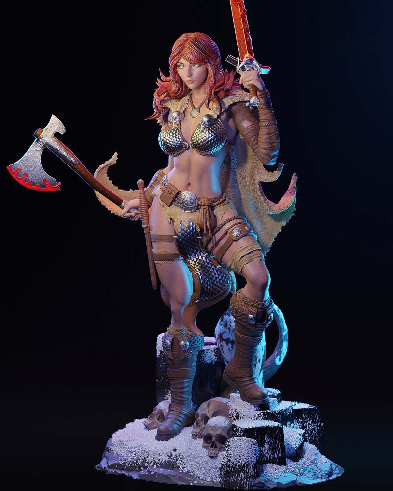 Red Sonja - Sculpture