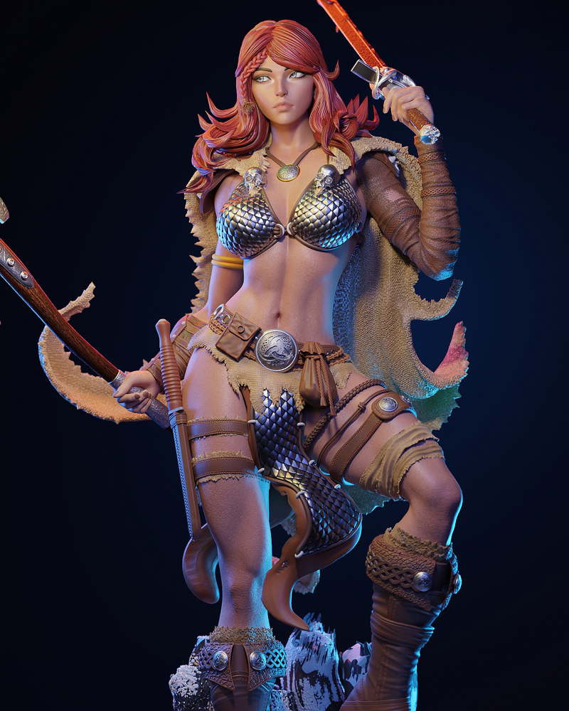 Red Sonja - Sculpture