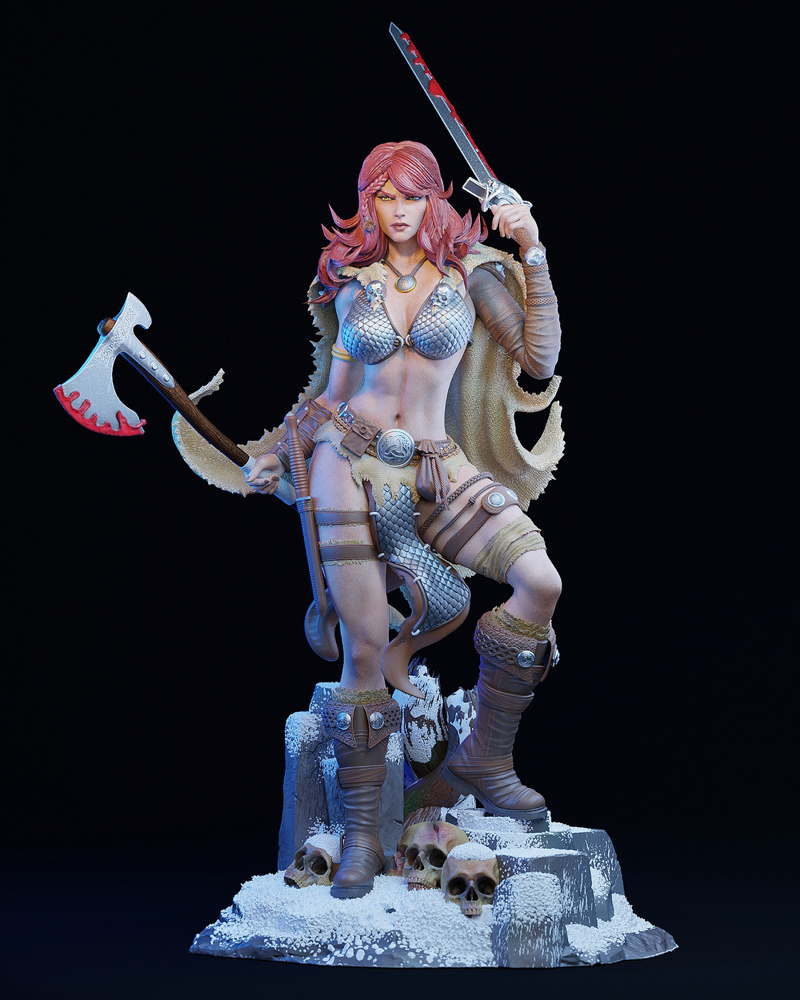 Red Sonja - Sculpture