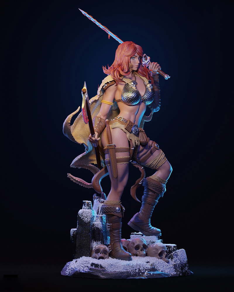Red Sonja - Sculpture