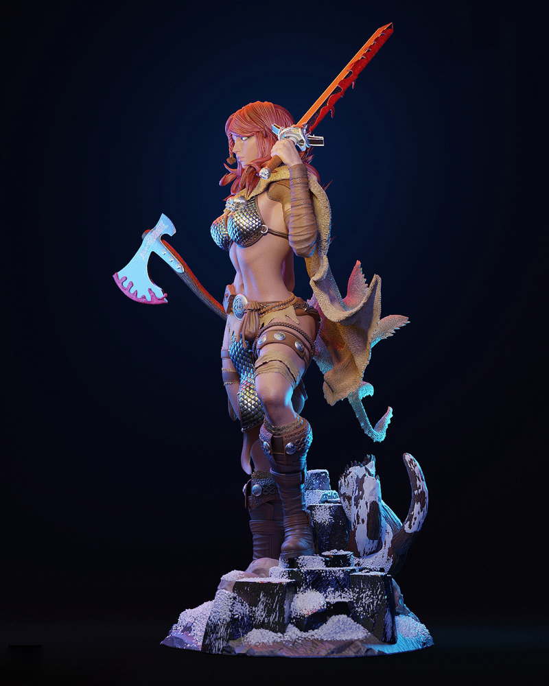 Red Sonja - Sculpture