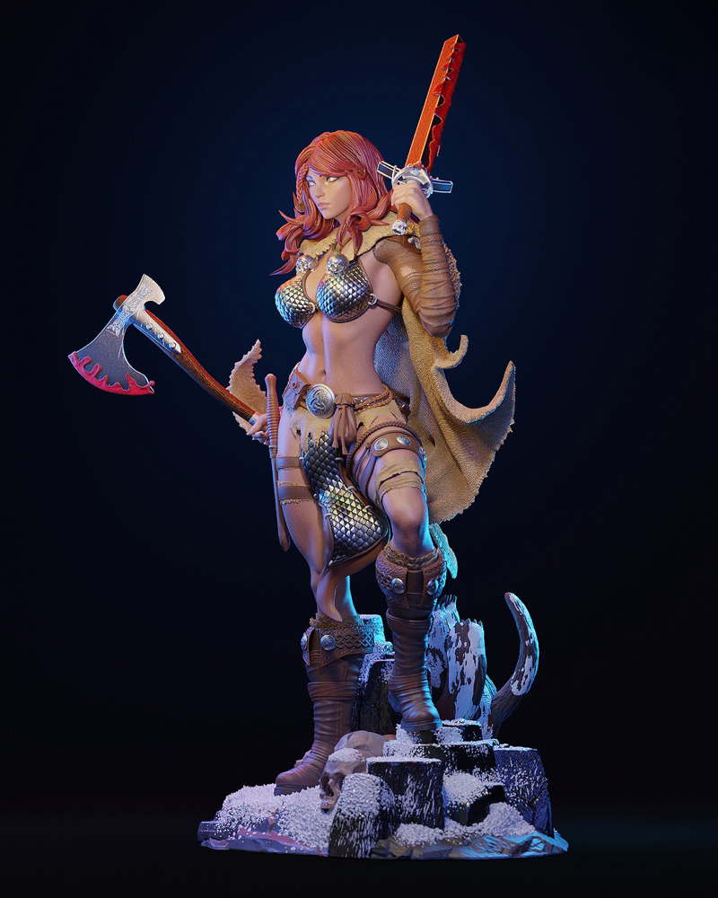 Red Sonja - Sculpture
