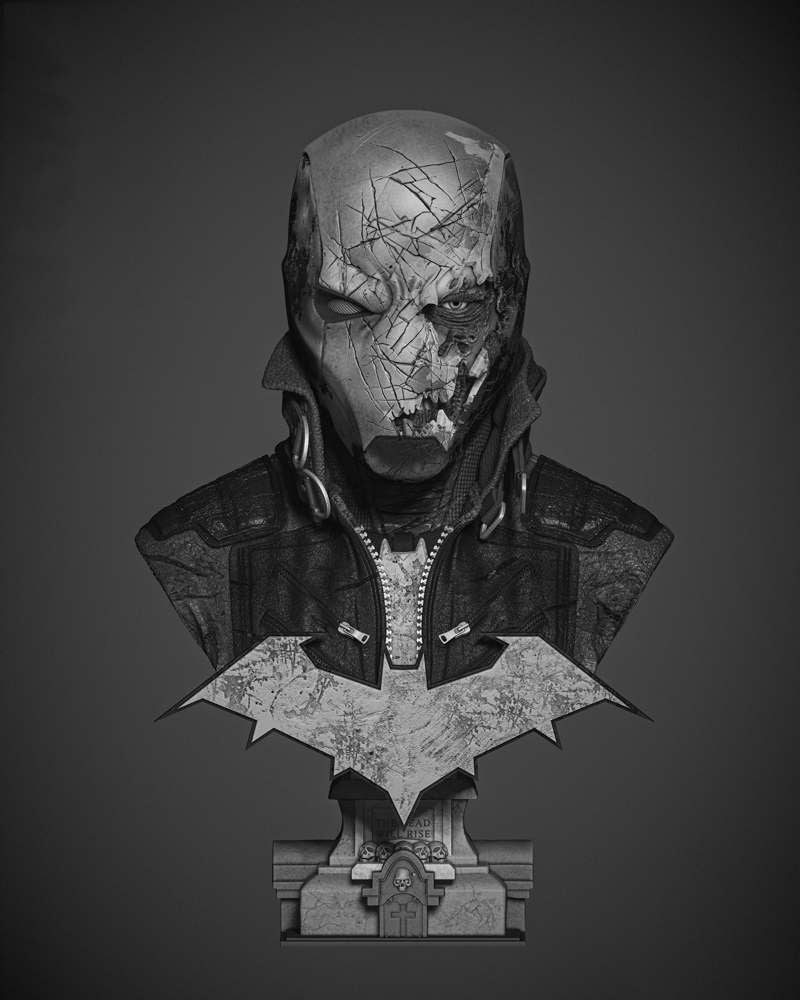 RedHood Zombie - Portrait Bust