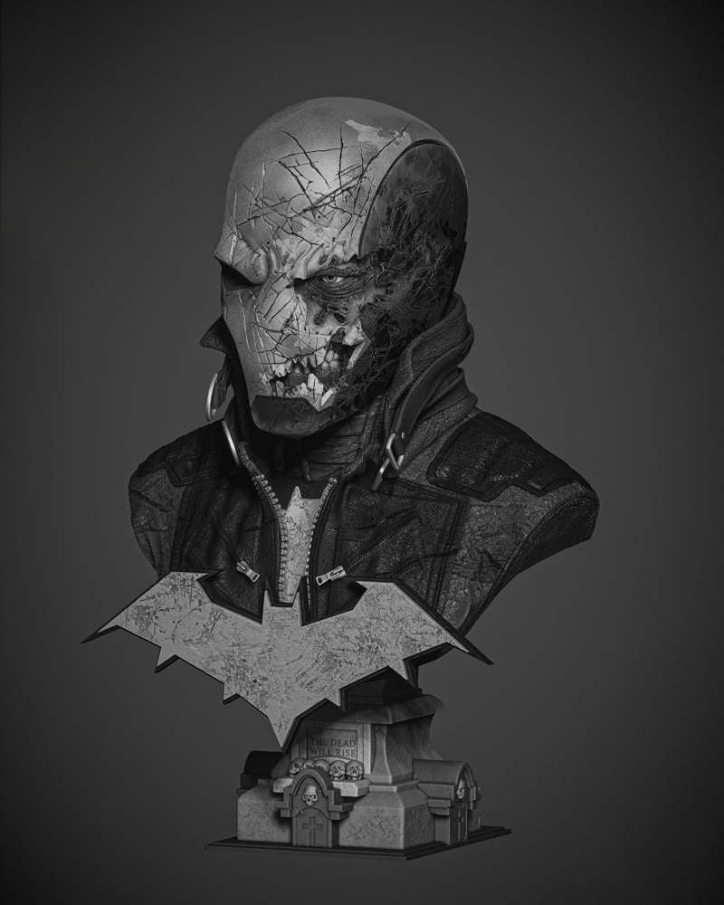 RedHood - Bust Portrait Zombie