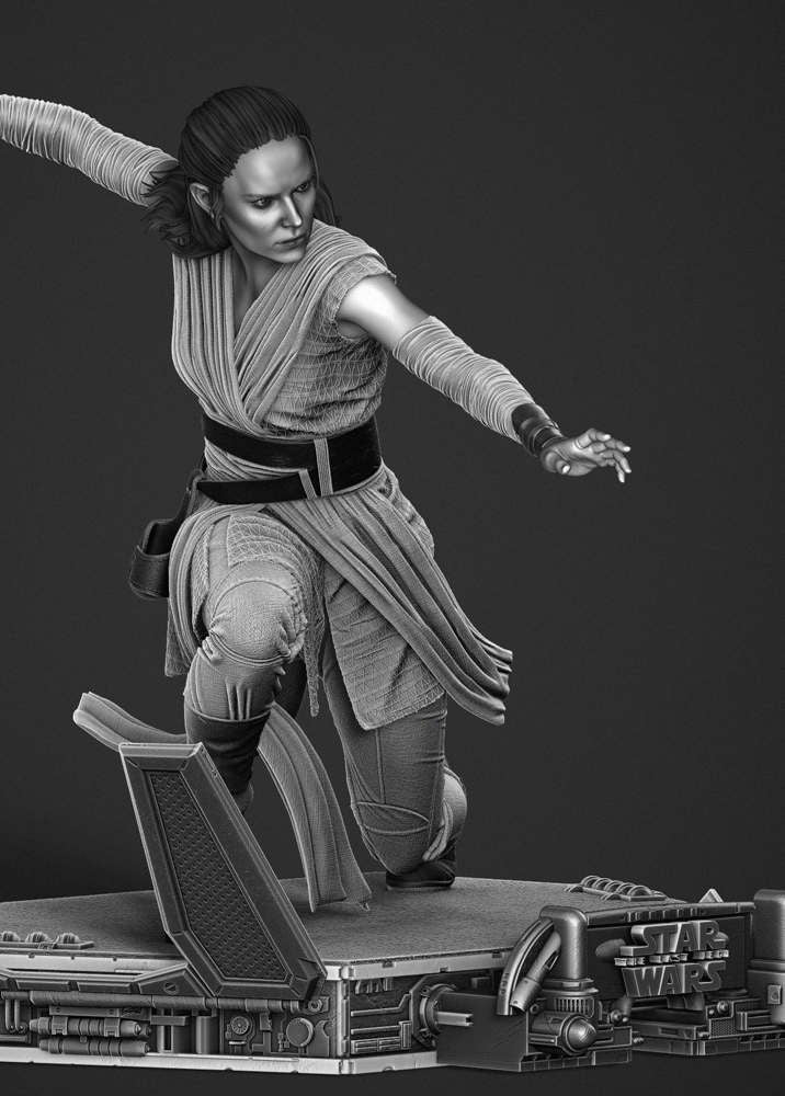 Rey - Sculpture