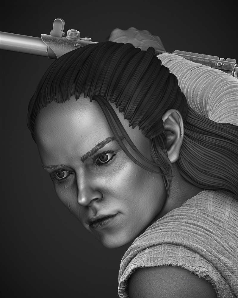 Rey - Sculpture