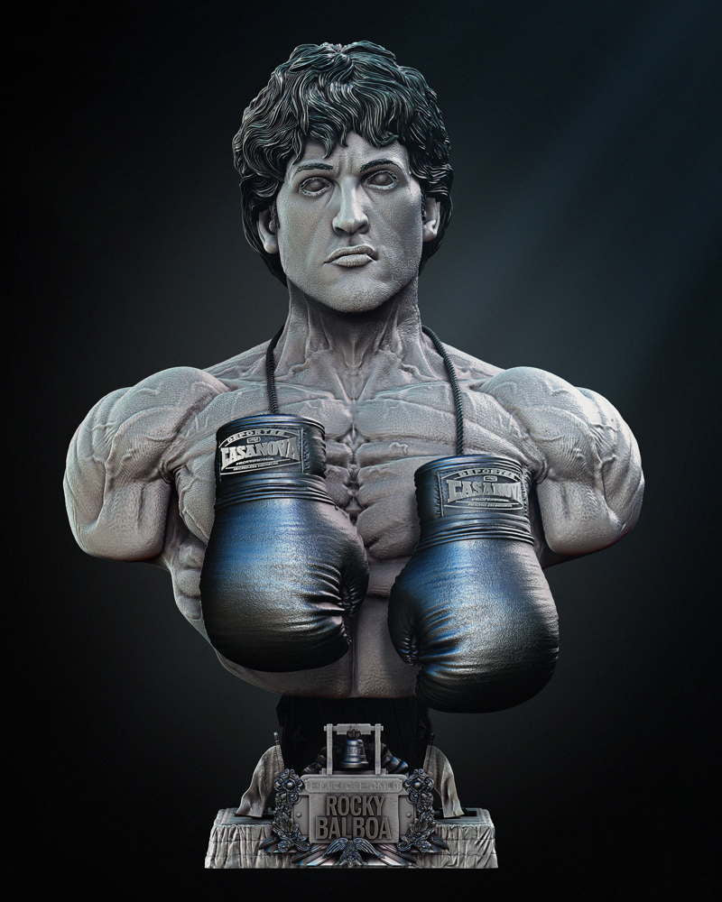 Rocky Balboa - Portrait Bust
