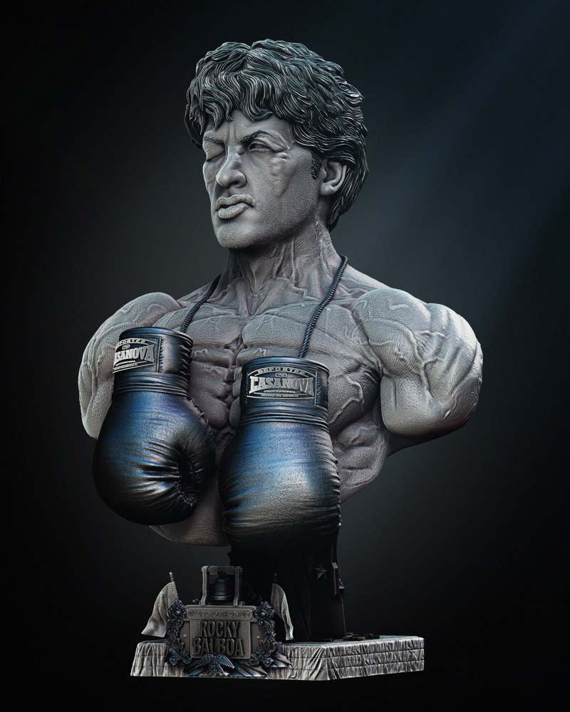Rocky Balboa - Portrait Bust