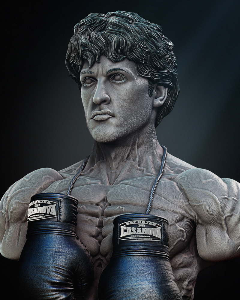 Rocky Balboa - Portrait Bust
