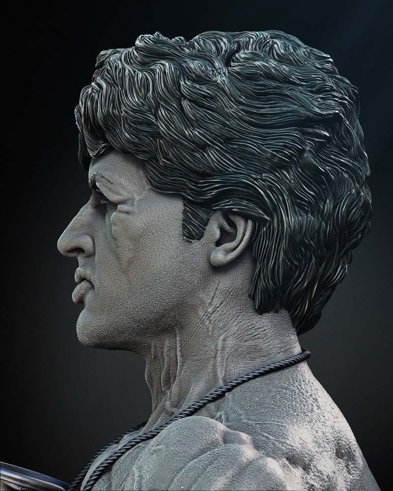 Rocky Balboa - Portrait Bust