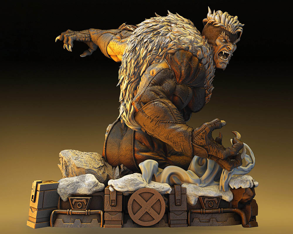 Sabretooth - Sculpture