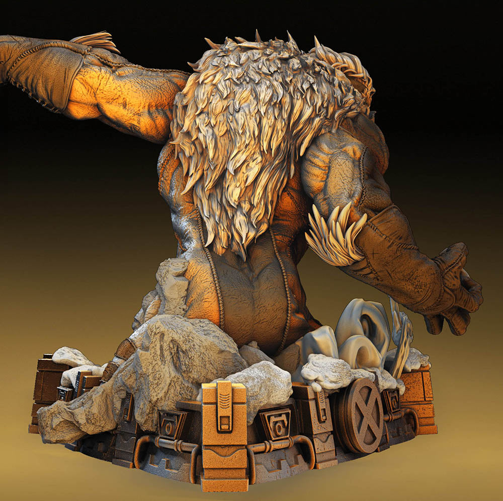 Sabretooth - Sculpture