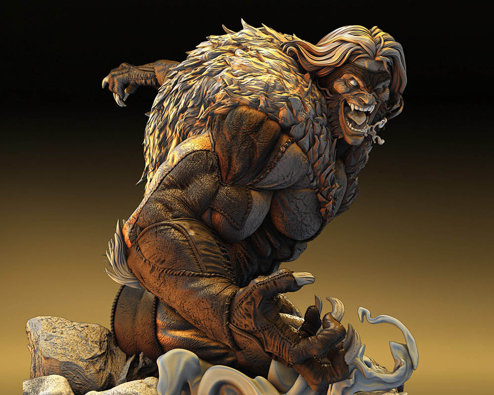 Sabretooth - Sculpture