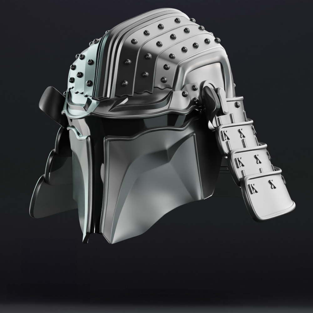 Samurai Mandalorian - Helmet