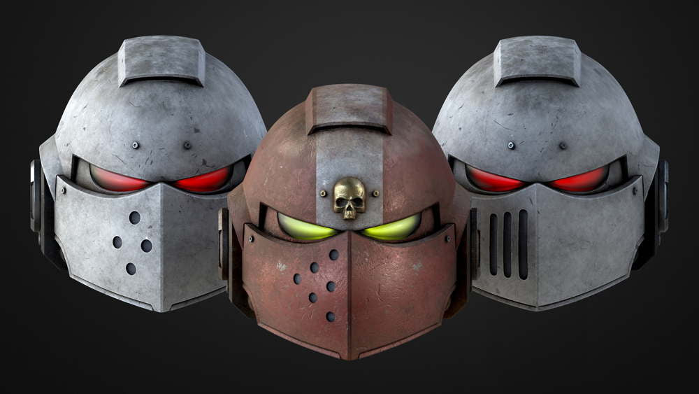 Space Marine - Secret Level - Helmets