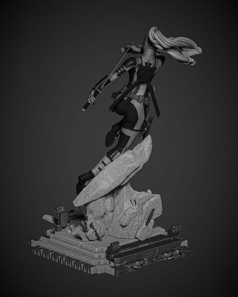 Lady Deadpool - Sculpture