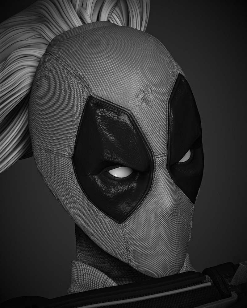 Lady Deadpool - Sculpture