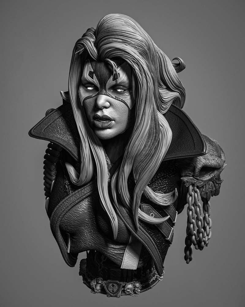 She Spawn - Portrait Bust