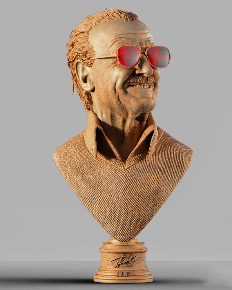 Stan Lee - Portrait Bust