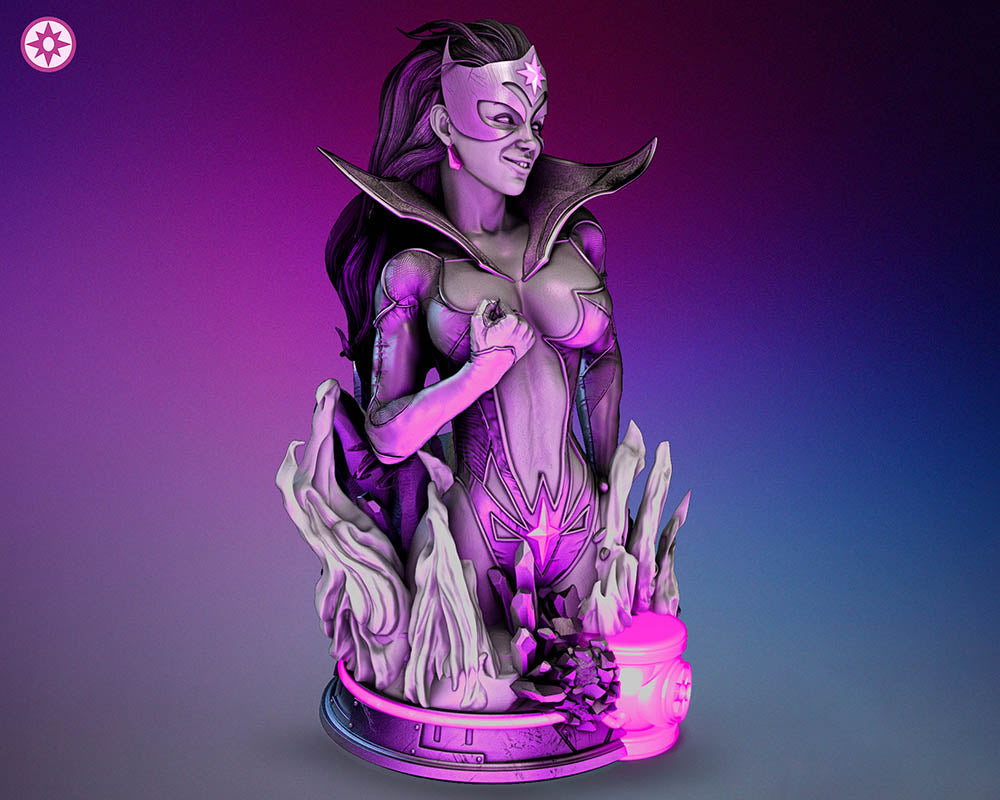 Star Sapphire - Bust