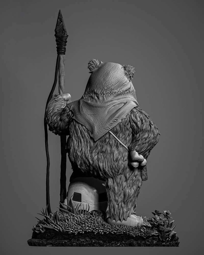 Ewok 1 - Sculpture