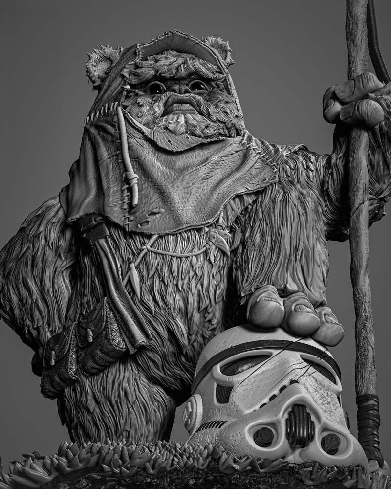 Ewok 1 - Sculpture