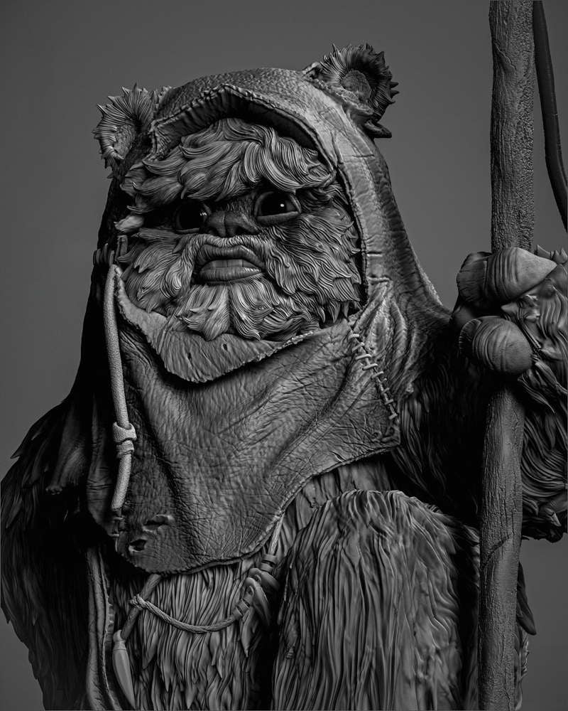 Ewok 1 - Sculpture