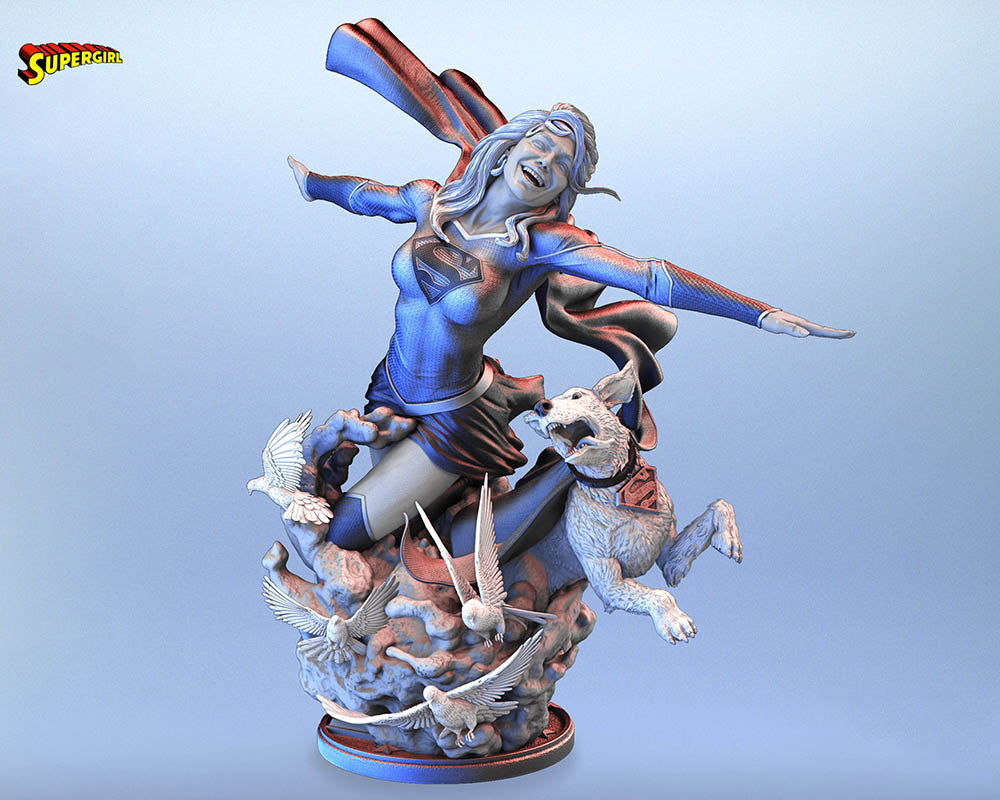 Super Girl - Sculpture