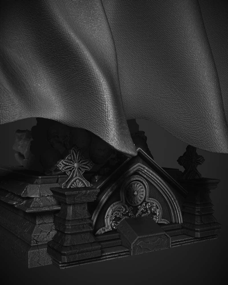 Superman - (Dark Night Bust) - Portrait