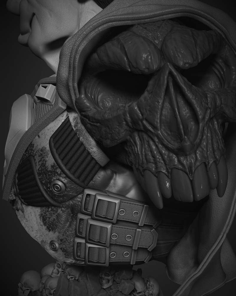 Superman - (Dark Night Bust) - Portrait