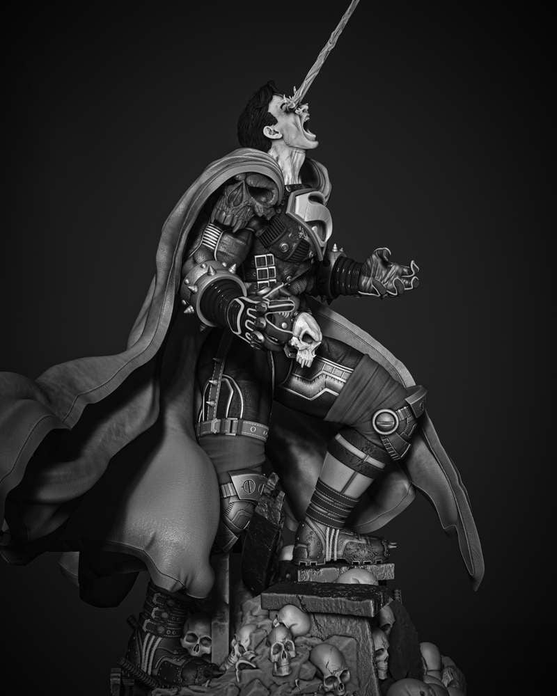 Superman - Dark Night - Sculpture