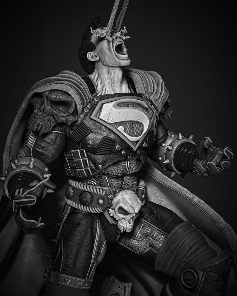 Superman - Dark Night - Sculpture