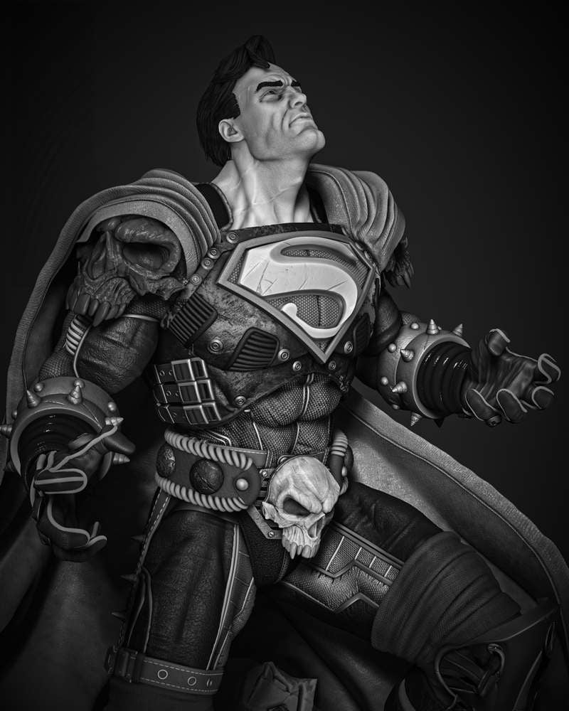 Superman - Dark Night - Sculpture