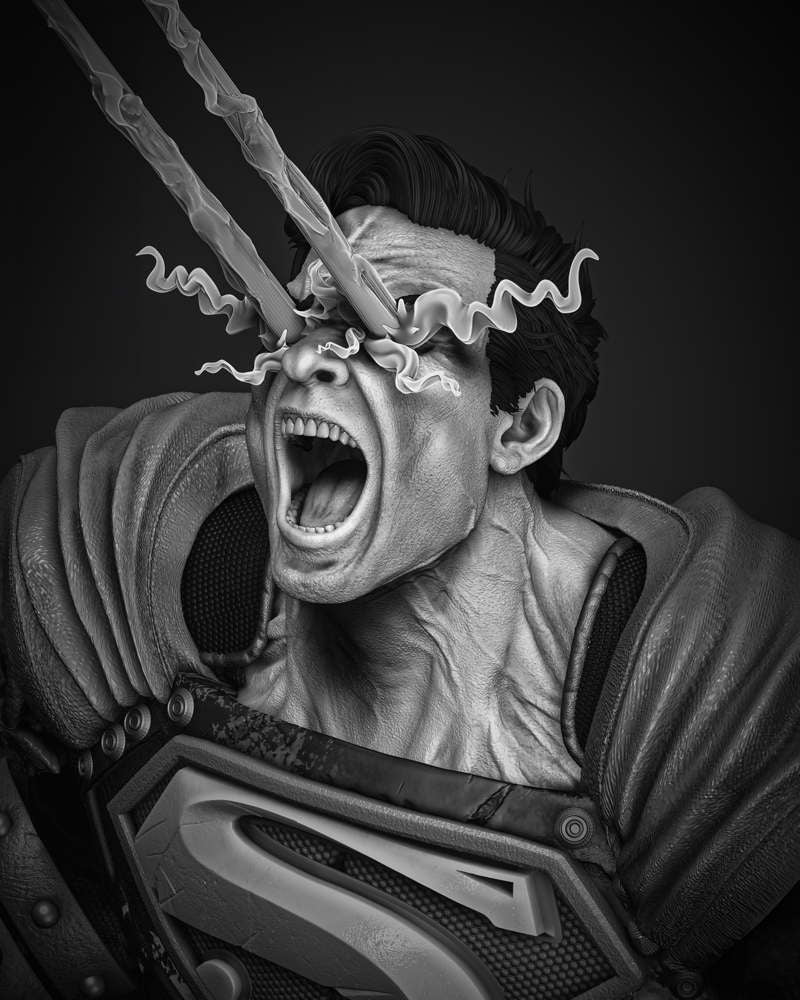 Superman - Dark Night - Sculpture