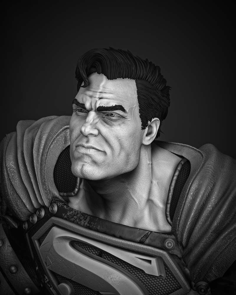 Superman - Dark Night - Sculpture