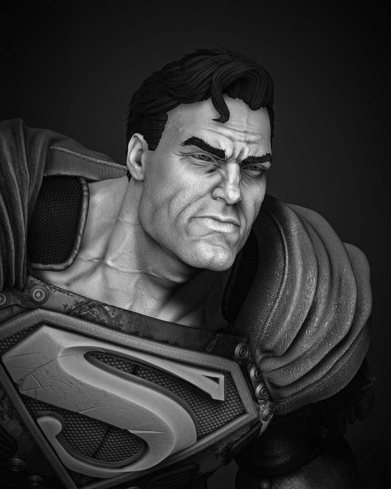 Superman - Dark Night - Sculpture