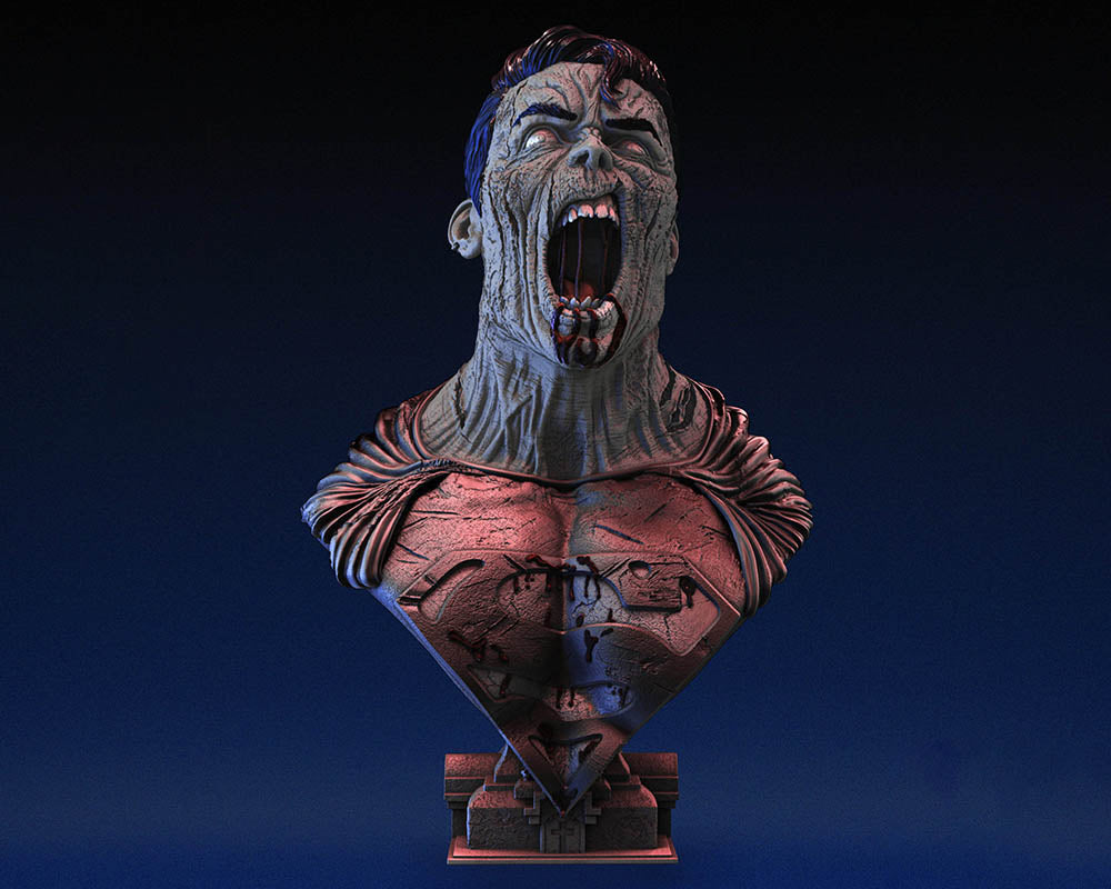 Superman Zombie - Bust