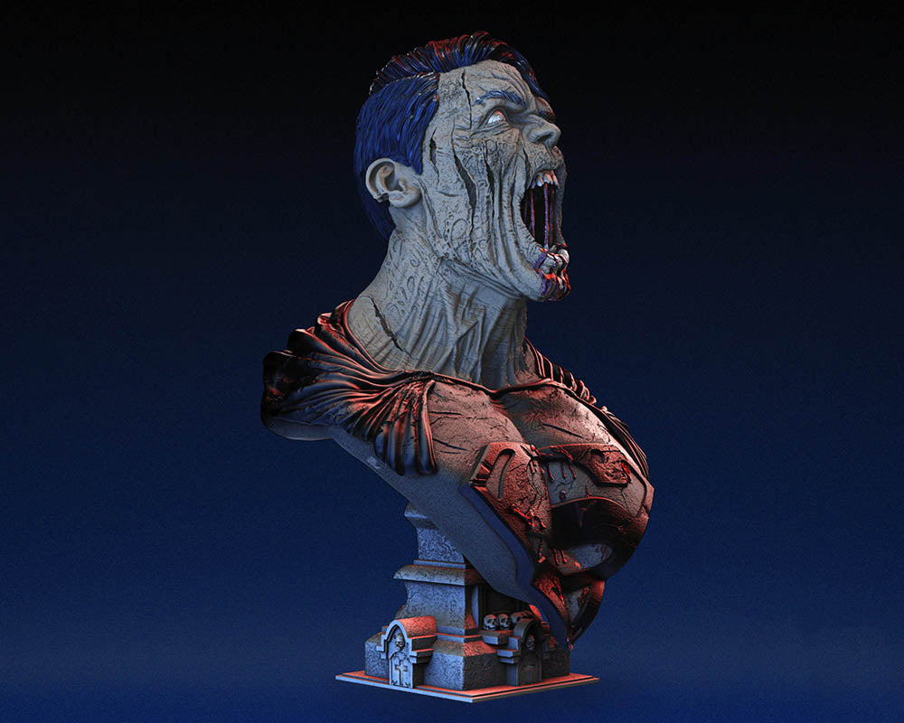 Superman Zombie - Bust