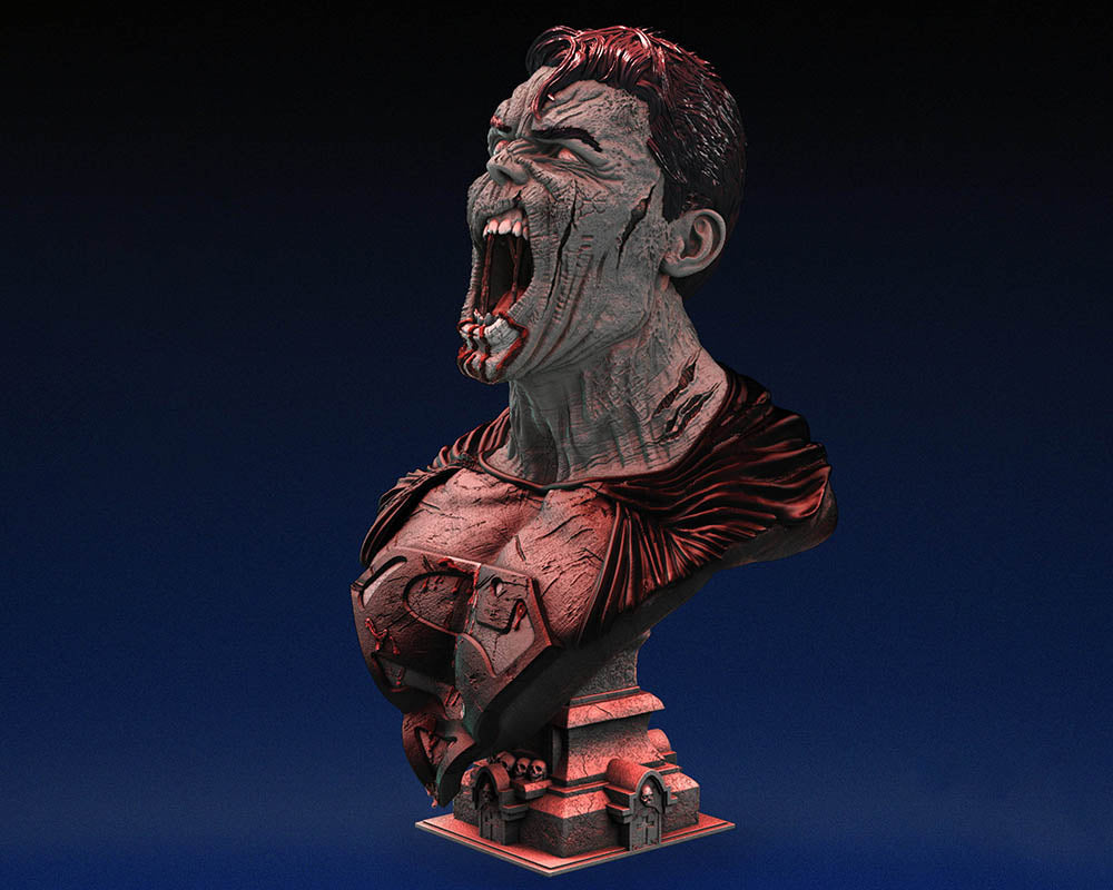 Superman Zombie - Bust