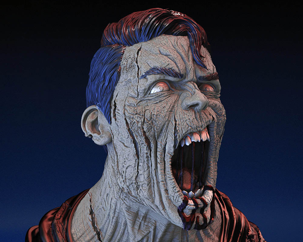 Superman Zombie - Bust