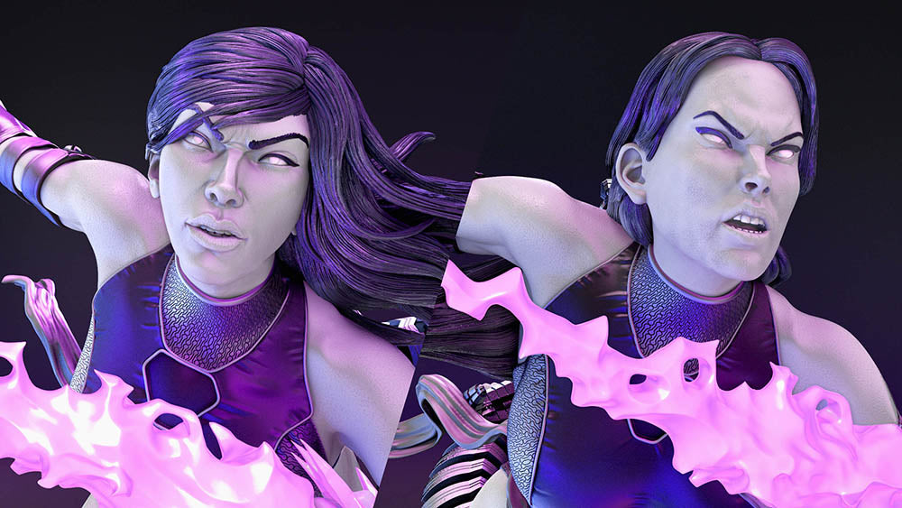 Psylocke - Sculpture