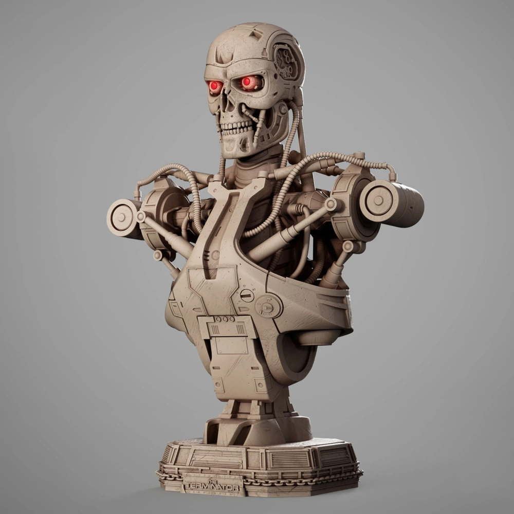 Terminator Arnold - Sculpture