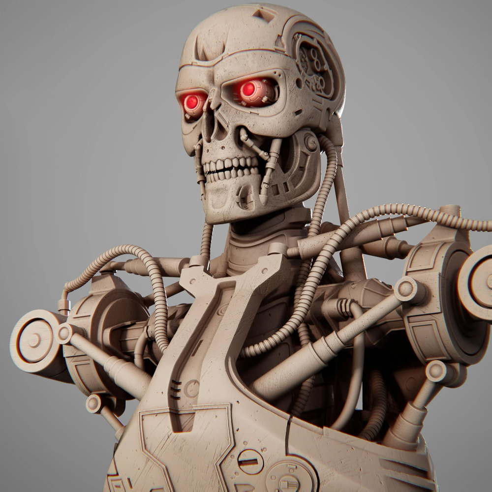 Terminator Arnold - Sculpture