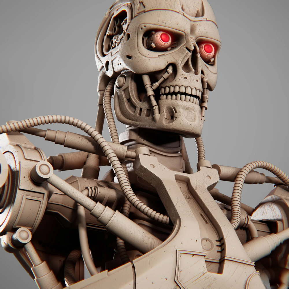 Terminator Arnold - Sculpture