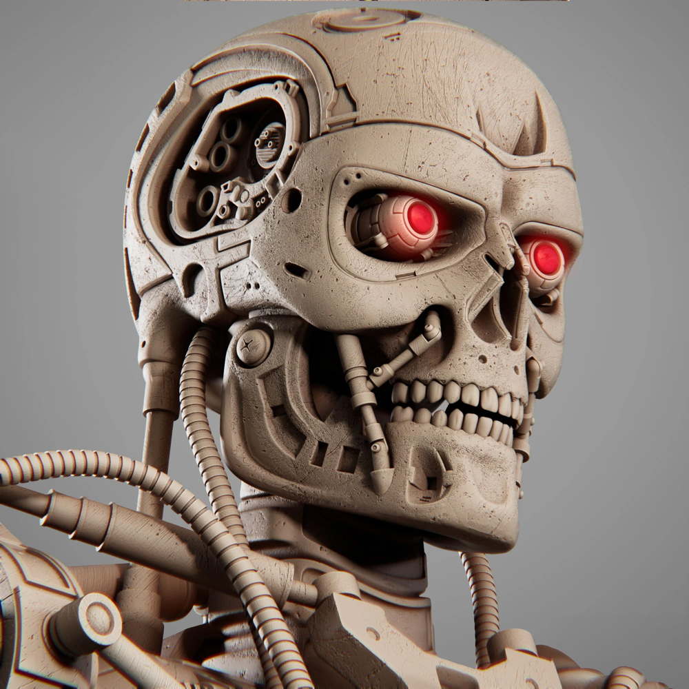 Terminator Arnold - Sculpture