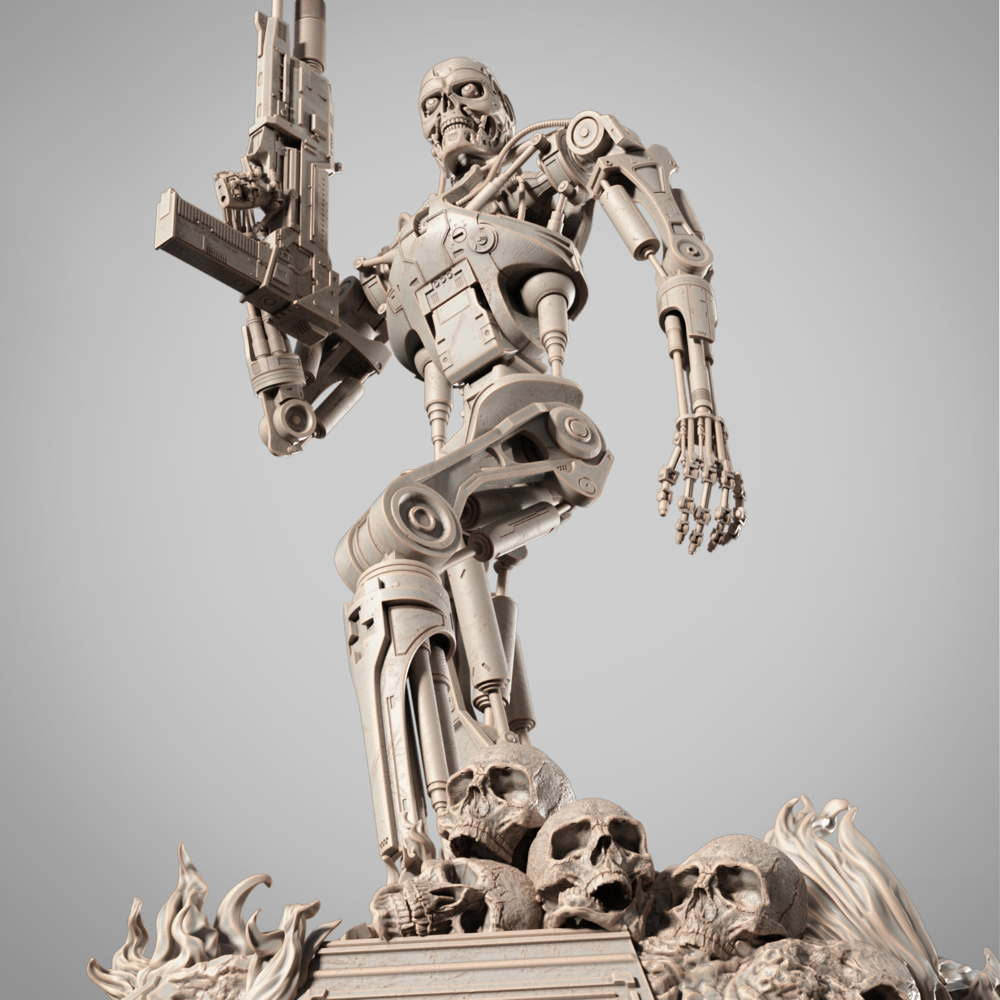 Terminator Arnold - Sculpture