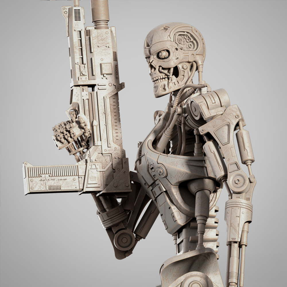 Terminator Arnold - Sculpture